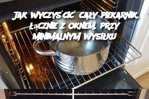 Jak wyczyścić cały piekarnik, łącznie z oknem, przy minimalnym wysiłku