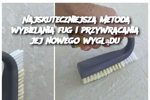 Najskuteczniejsza metoda wybielania fug i przywracania jej nowego wyglądu