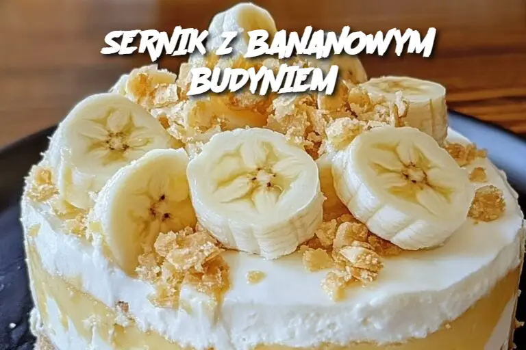 SERNIK Z BANANOWYM BUDYNIEM