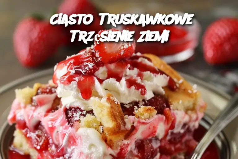 Ciasto Truskawkowe Trzęsienie Ziemi