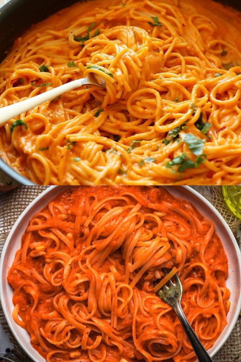 Spaghetti w Kremowym Sosie Paprykowym – Idealny Przepis na Szybki Obiad