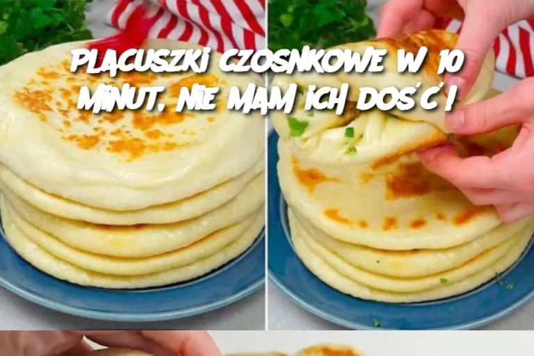 Placuszki czosnkowe w 10 minut, nie mam ich dość!