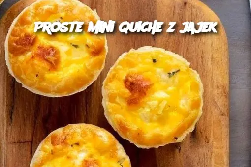 Proste mini quiche z jajek