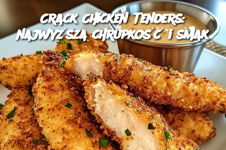 Crack Chicken Tenders: najwyższa chrupkość i smak