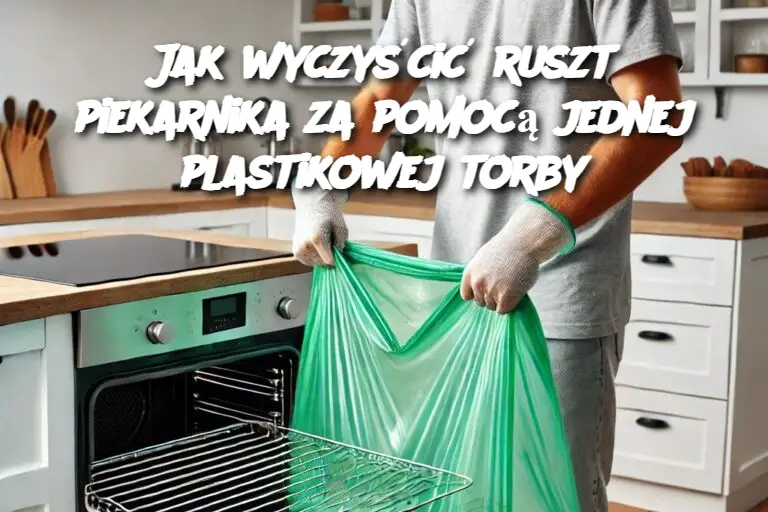 Jak wyczyścić ruszt piekarnika za pomocą jednej plastikowej torby