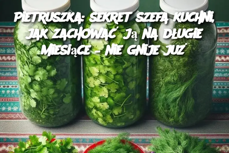 Pietruszka: sekret szefa kuchni, jak zachować ją na długie miesiące – nie gnije już