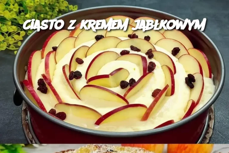 Ciasto z kremem jabłkowym