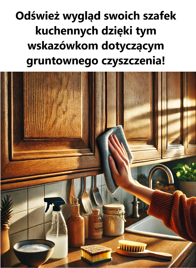 Odśwież wygląd swoich szafek kuchennych dzięki tym wskazówkom dotyczącym gruntownego czyszczenia!