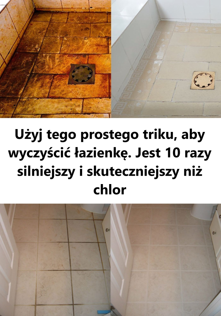 Zmień rutynę czyszczenia łazienki dzięki tej prostej sztuczce