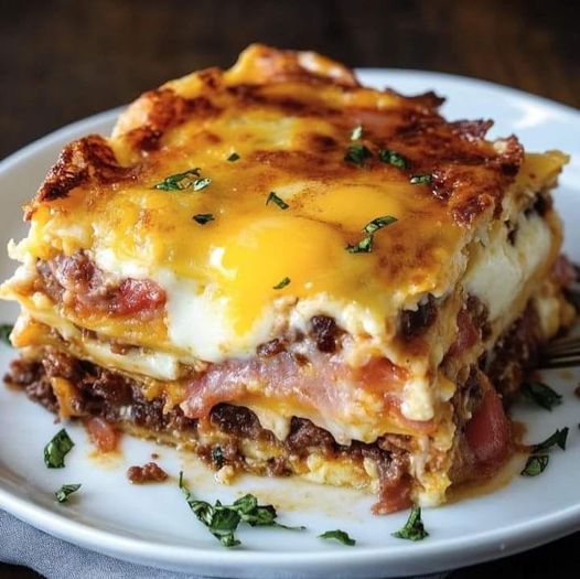 Lasagne śniadaniowa