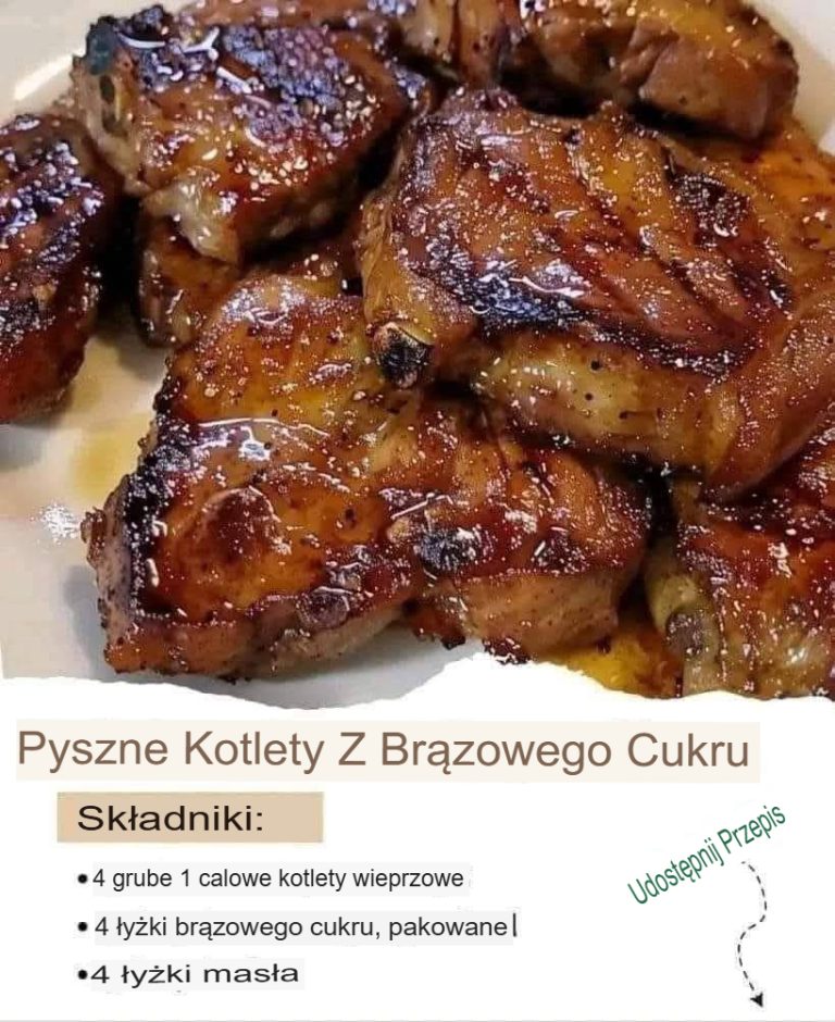 Wieprzowe Kotlety z Brązowym Cukrem – Słodko-Słona Doskonałość!