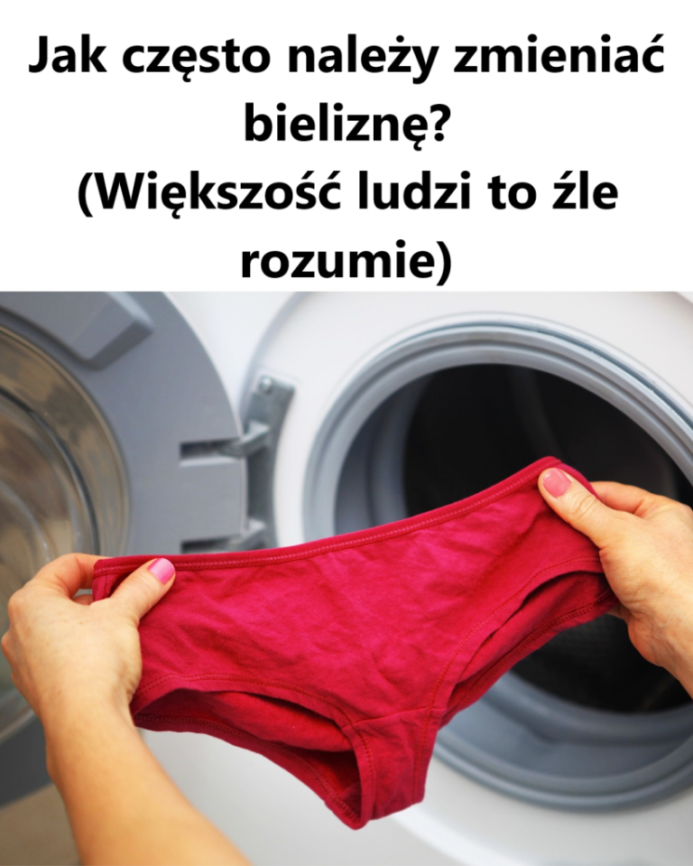 Jak często należy zmieniać bieliznę? (Większość ludzi to źle rozumie)