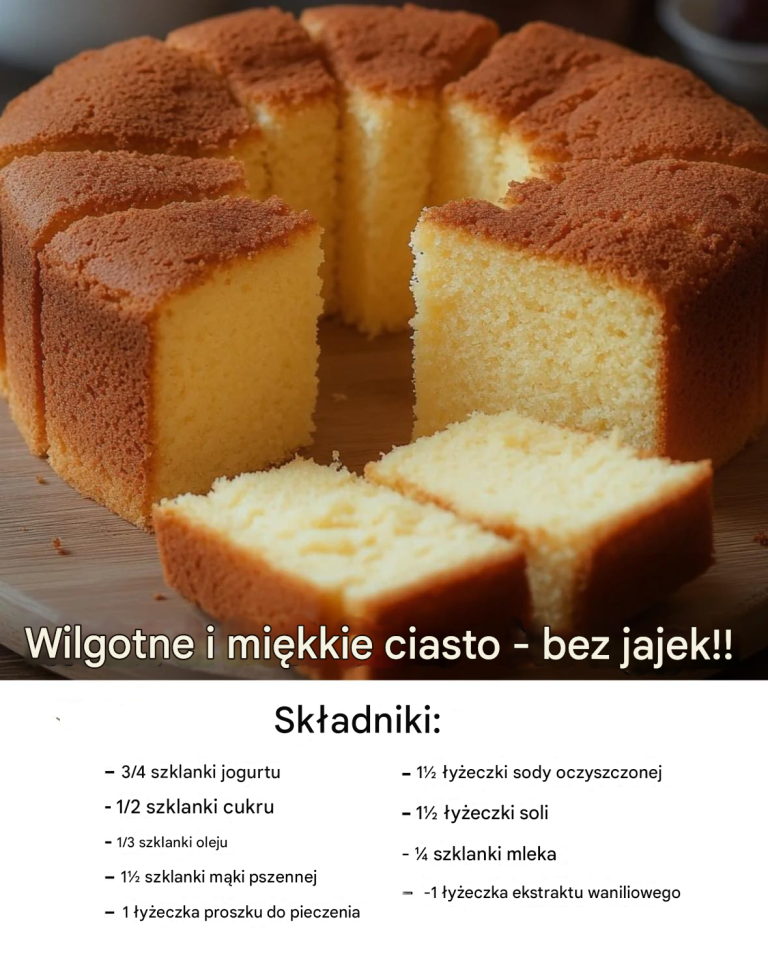 Wilgotne i miękkie ciasto (BEZ JAJEK!!)