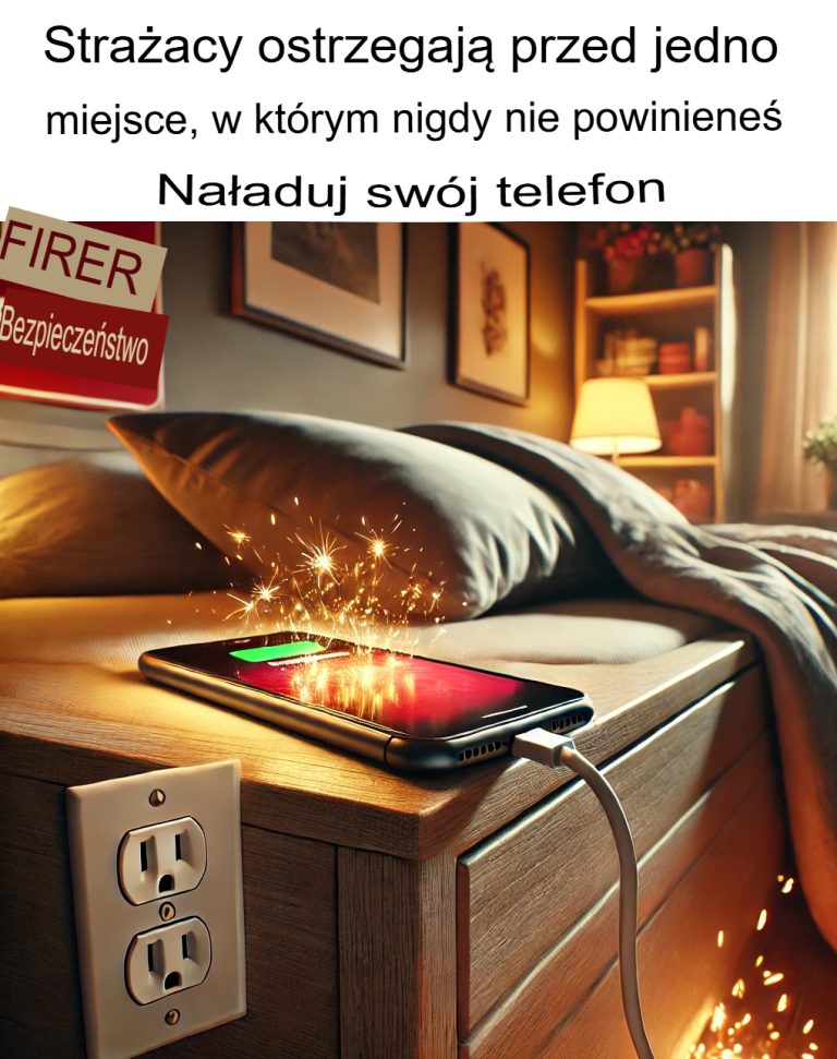 Gdzie nigdy nie powinieneś ładować swojego telefonu?