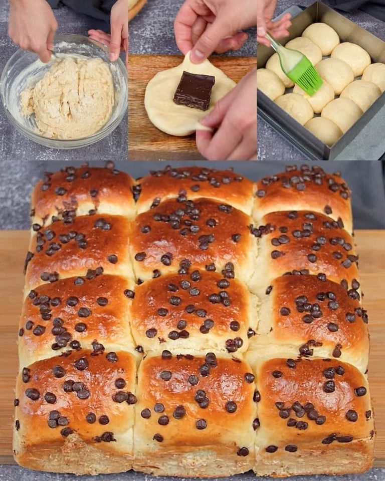 Puszyste BRIOCHE CZEKOLADOWE