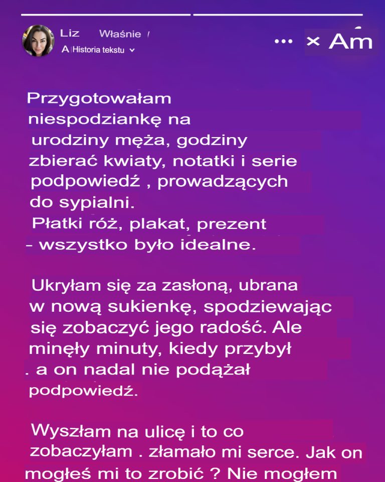 Ukryłam Się, By Zaskoczyć Męża na Urodziny – To, Co Zobaczyłam, Zmieniło Wszystko