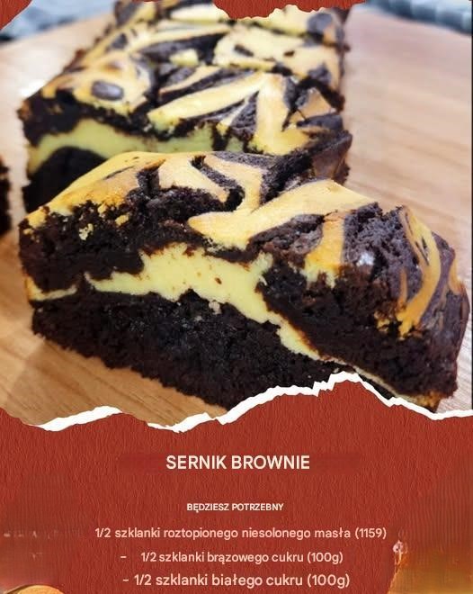 Sernik Brownie