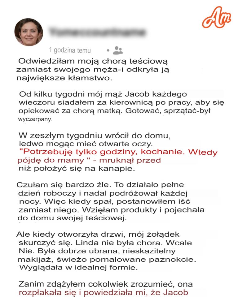 Odwiedziny u teściowej odkrywają szokującą prawdę