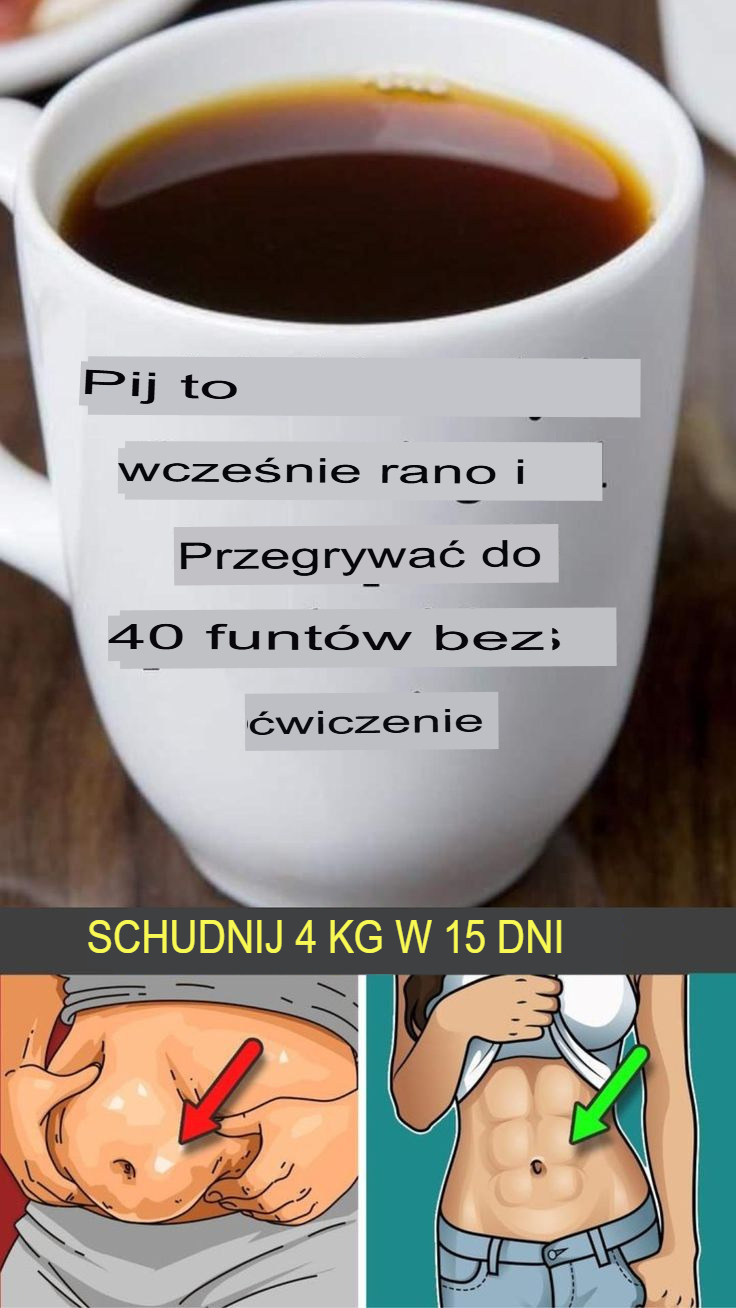 Mój Żona Piła Ten Napój Przez 2 Tygodnie i Straciła 18 kg! Oto Najsilniejsze Spalacze Tłuszczu na Brzuchu!