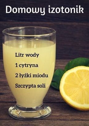 Domowy izotonik – naturalne nawodnienie po treningu!