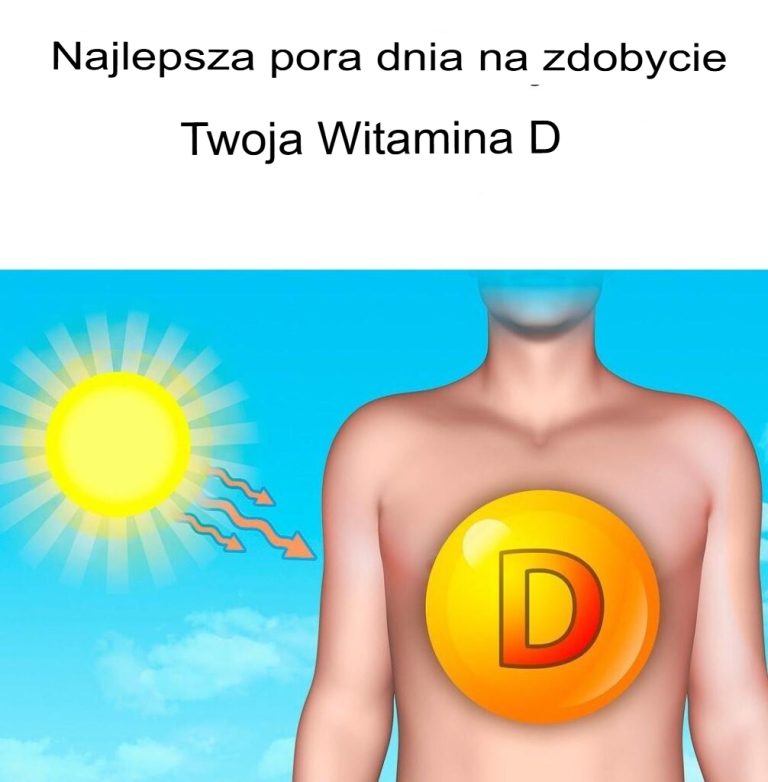 Najlepsza pora dnia na przyswajanie witaminy D