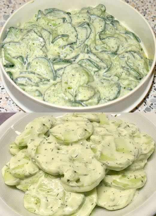 ❄️ Sałatka Śnieżka – Lekka, Sycąca i Pomocna w Odchudzaniu! 🥒✨