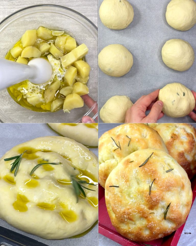 Focaccia ziemniaczana z rozmarynem: prosty przepis i łatwy
