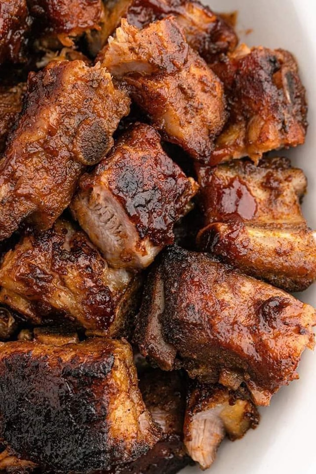 Żeberka wieprzowe w sosie BBQ