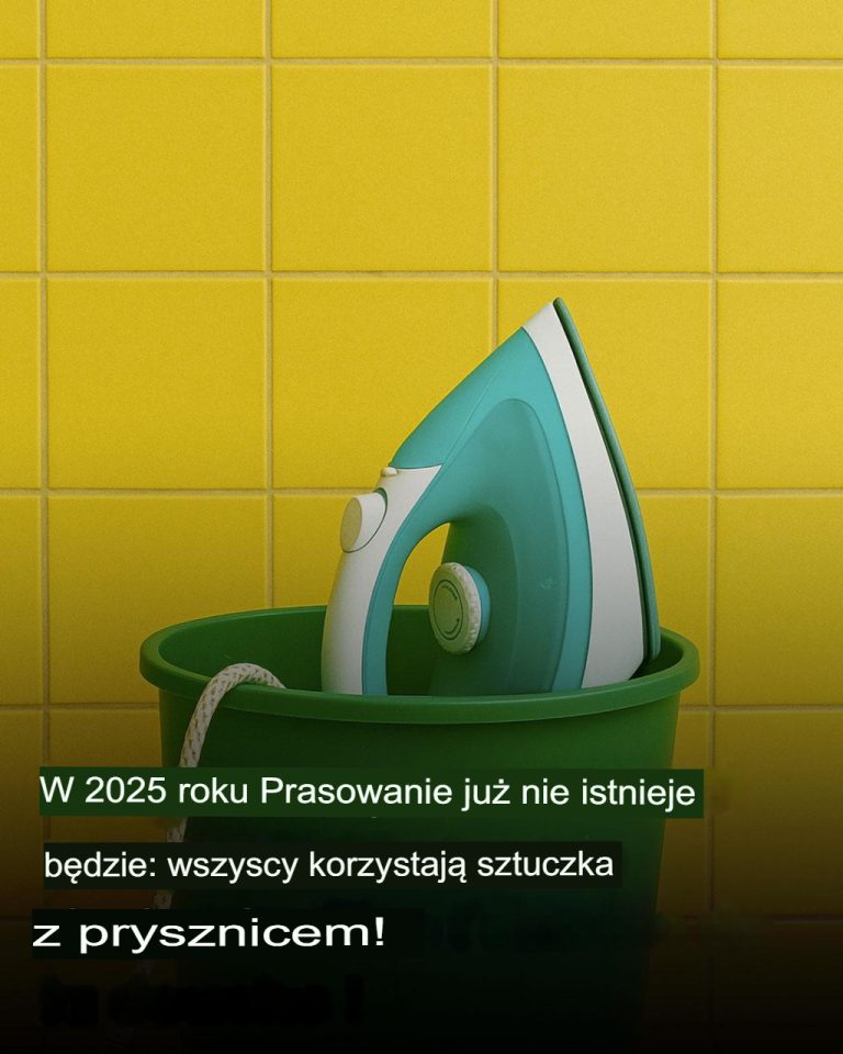 W 2025 roku prasowanie będzie już przeszłością: wszyscy będą korzystać ze sztuczki z prysznicem