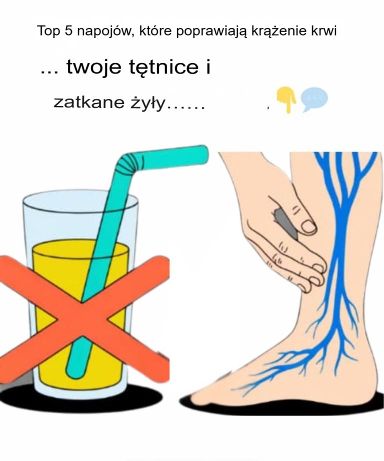 5 najlepszych napojów, które zaburzają krążenie i zatykają tętnice i żyły
