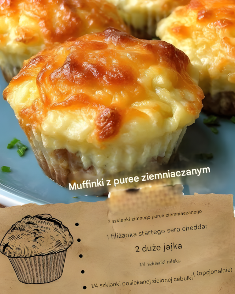 Muffinki z serem i puree ziemniaczanym: smaczna odmiana klasycznego dania dodatkowego!