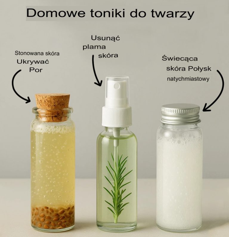3 naturalne toniki do twarzy na niedoskonałości skóry i zmarszczki