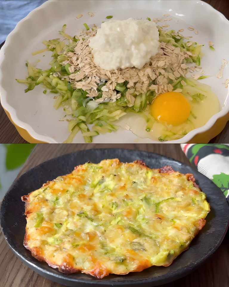Pieczone placki z sera i cukinii