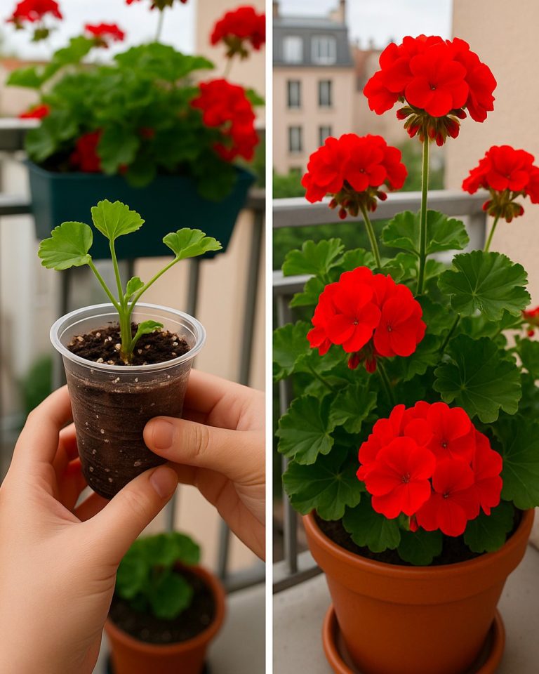 Pelargonia: Jak uzyskać nieskończoną liczbę pelargonii z jednej łodygi, nie wydając ani grosza