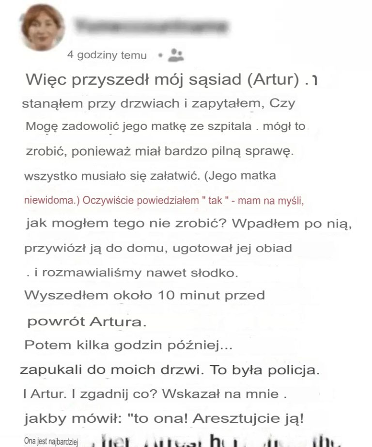 Pomagałem niewidomej matce mojego sąsiada – potem oskarżył mnie o kradzież