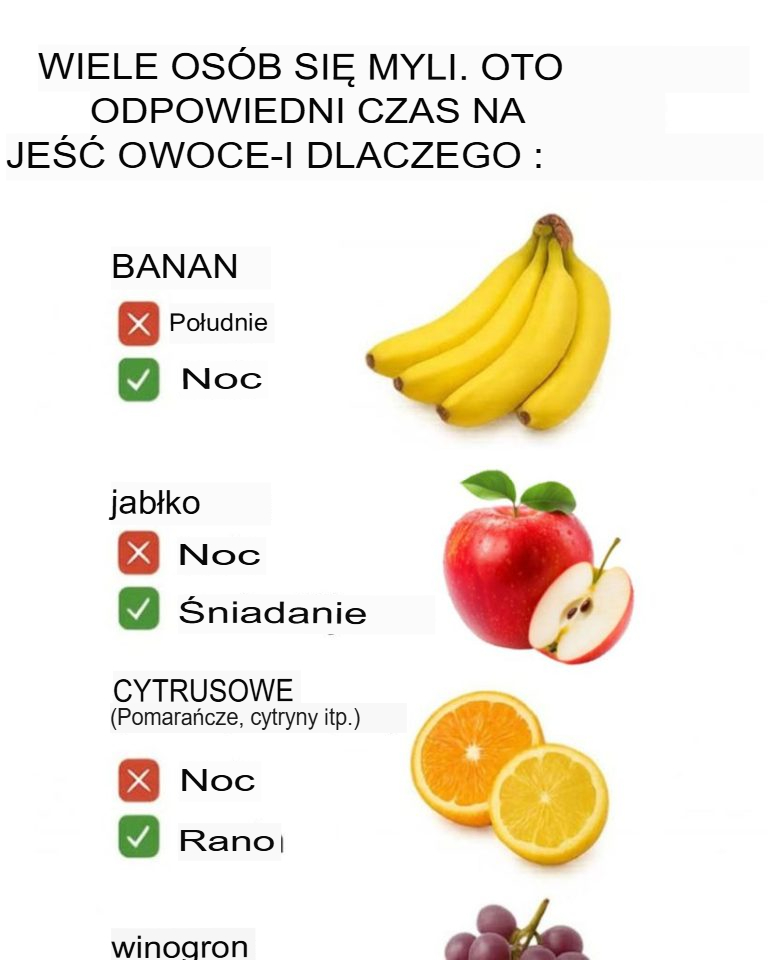 Kiedy i dlaczego warto jeść owoce