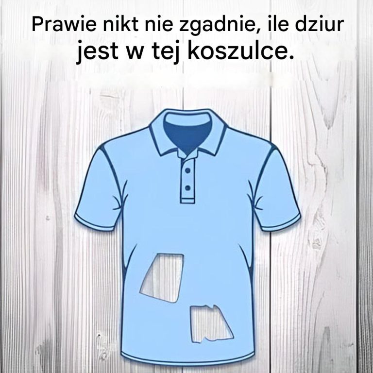 Odkryj tajemnicę perforacji na tej koszulce