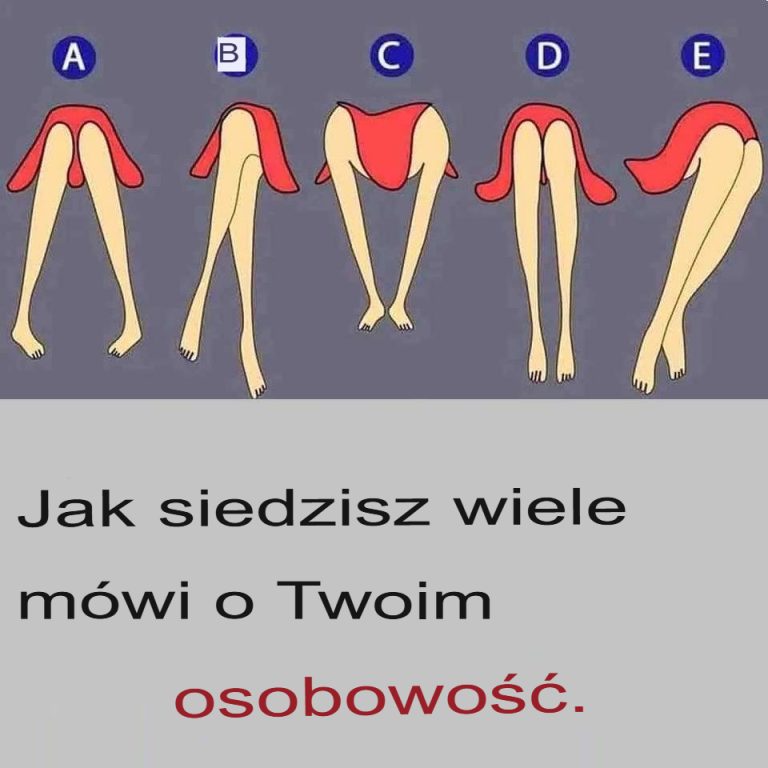 Sposób, w jaki siedzisz, ujawnia wiele na temat twojej osobowości.