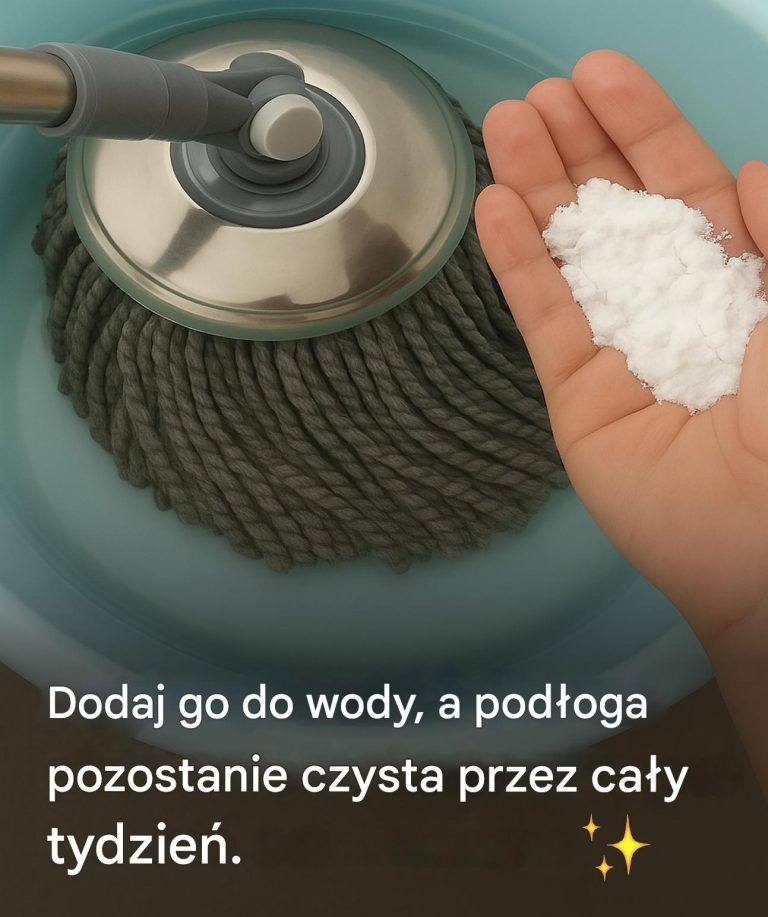 Wsyp ten składnik do wiadra, a Twoja podłoga pozostanie czysta przez cały tydzień.