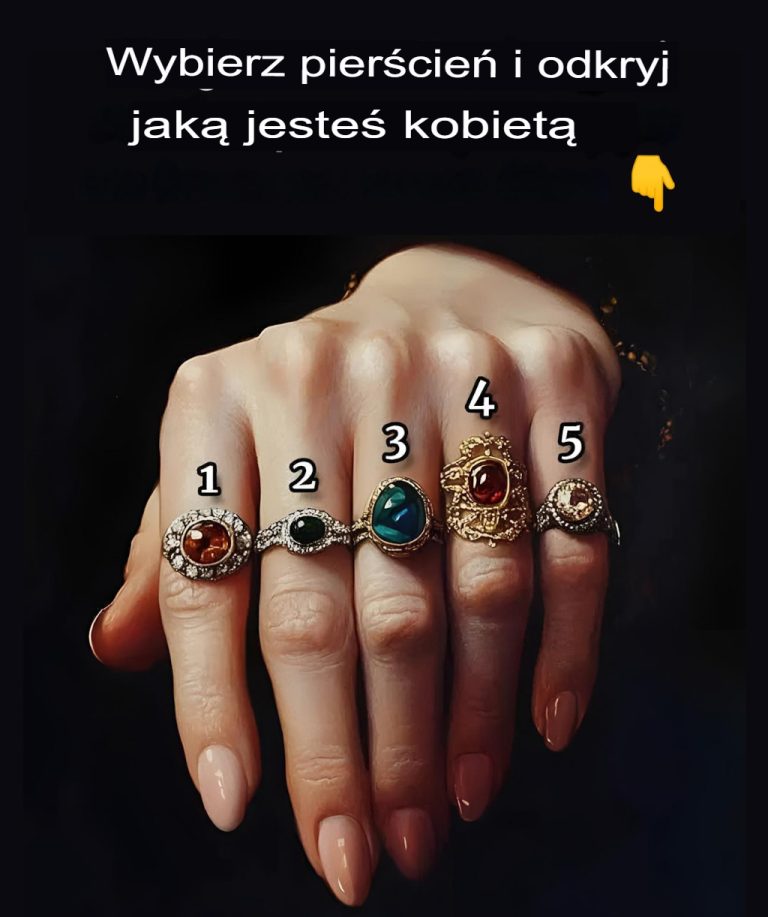 Wybierz pierścionek, aby dowiedzieć się, jakim typem kobiety jesteś