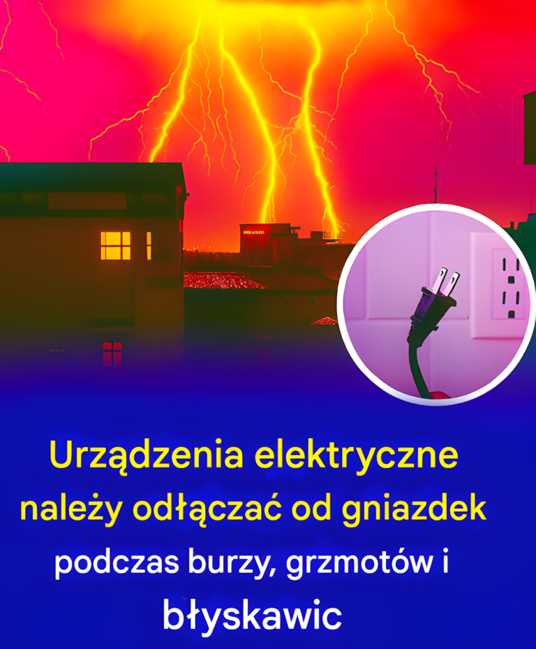 Jest jedna rzecz, którą musisz odłączyć za każdym razem, gdy pada deszcz lub grzmi.