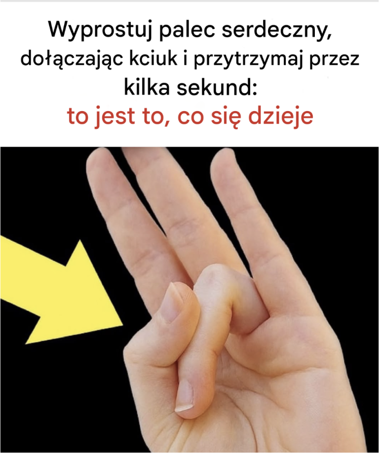 Korzyści z rozciągania palca serdecznego kciukiem