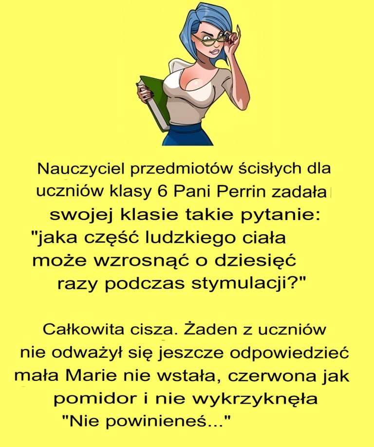 Myślała, że zadała jakieś niezręczne pytanie... odpowiedź, którą otrzymała, była tak nieoczekiwana, że aż zabawna!