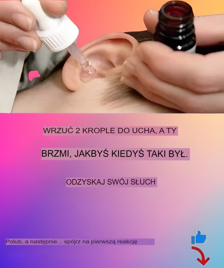 Efekty będą widoczne już po zaaplikowaniu 4 kropli do ucha!