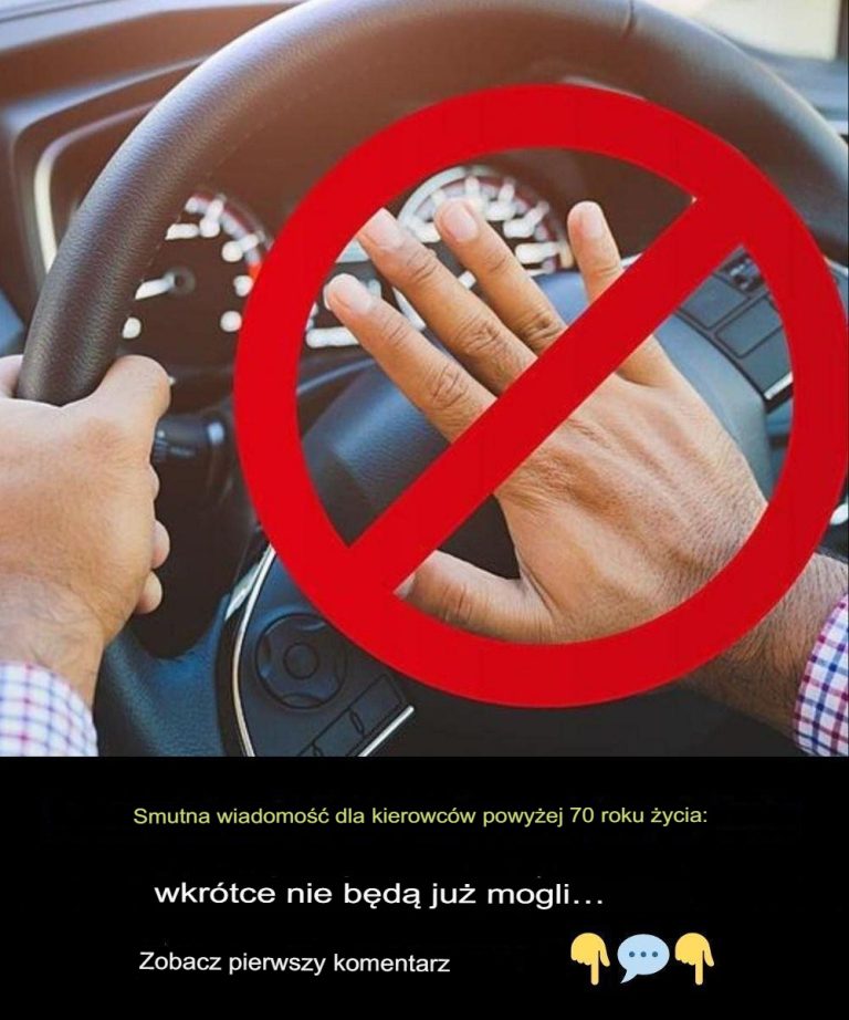 Smutna wiadomość dla kierowców powyżej 70. roku życia: wkrótce nie będą już mogli…