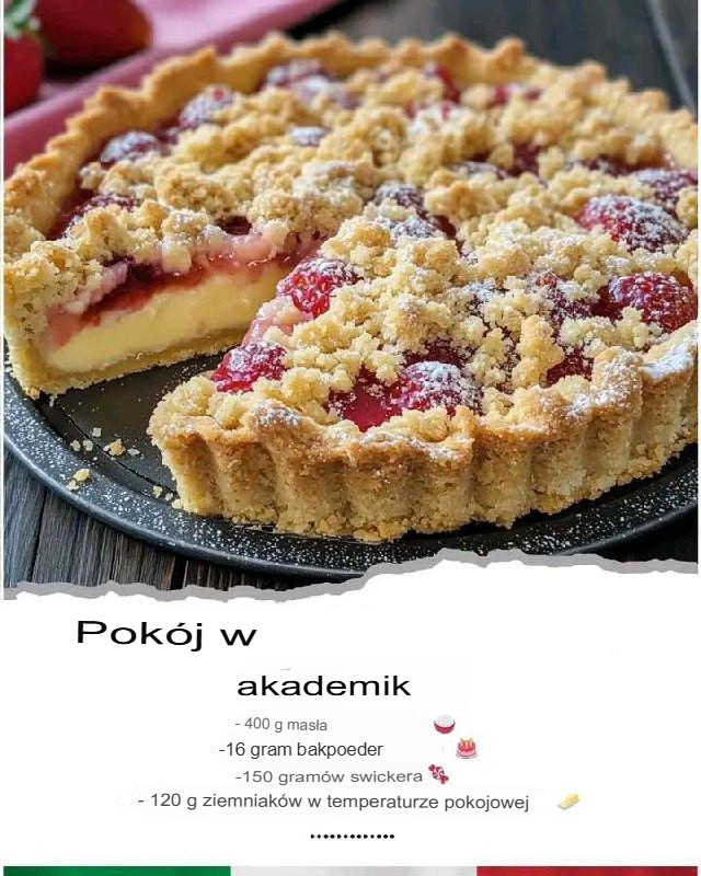 Kruszonka truskawkowa: idealny deser na wiosnę!