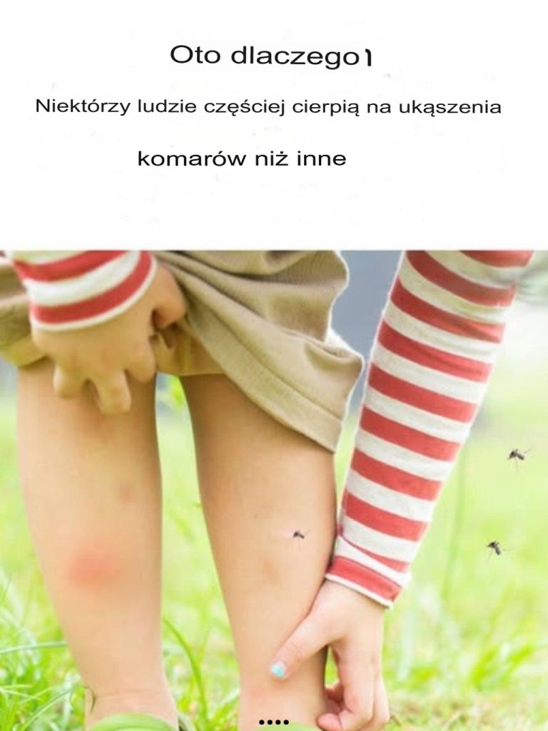 Dlatego niektórym ludziom komary przeszkadzają bardziej niż innym