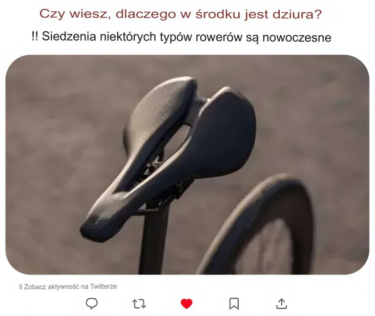 Dlaczego niektóre nowoczesne siodełka rowerowe mają dziurę na środku? Wiele osób nie wie, dlaczego!