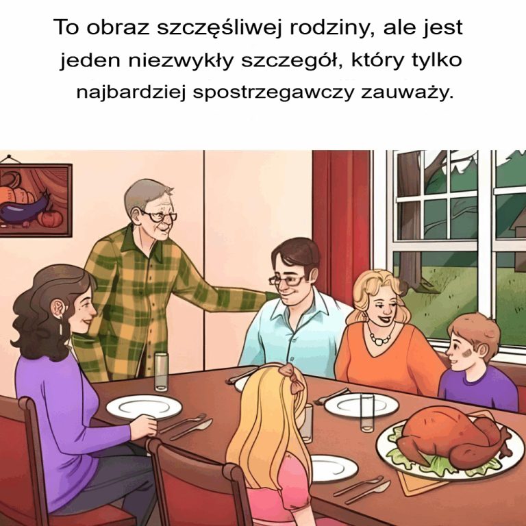 Zagadka: Czy potrafisz znaleźć błąd na zdjęciu jadalni tej rodziny w mniej niż 15 sekund?