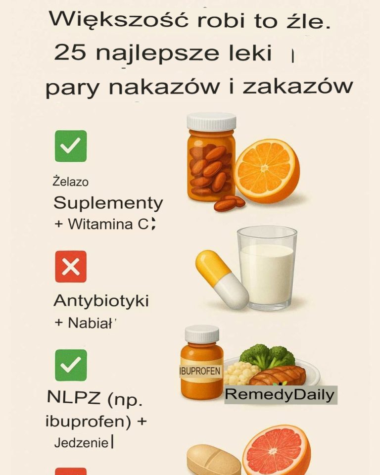 Większość robi to źle. 25 najlepszych połączeń leków, co robić, a czego nie